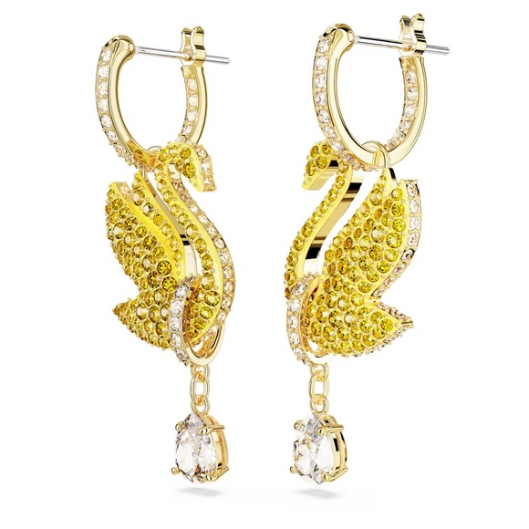 SWAROVSKI - Swan Drop Earrings - Picture 3 of 4